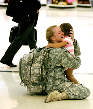 Soldier Returning Home, Source Unknown